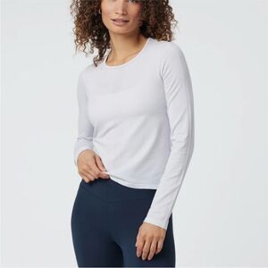 NWT - Vuori Frost Grey Apres Sport Seamless Long Sleeve - Size Small